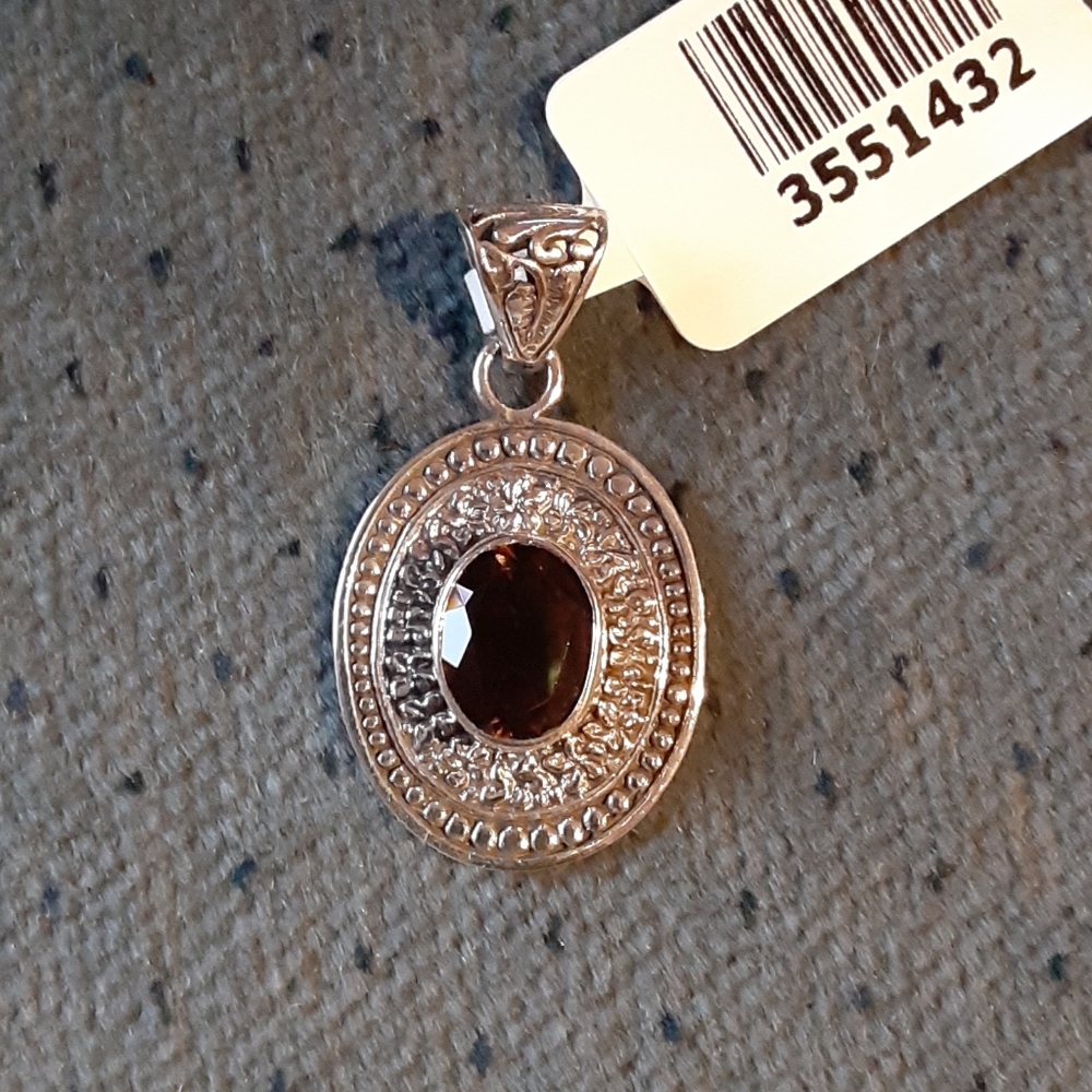 Bali Legacy Brazilian smoky quartz pendant